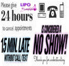 PAY YOUR " $25 NO SHOW- NO CALL FEE " BEFORE ANY NEW SERVICES.